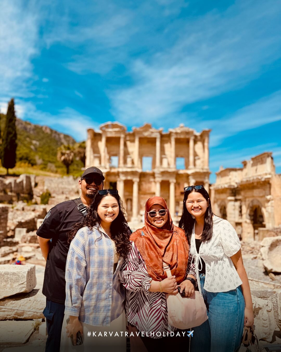 Image 21: Our Turkiye Group (9 to 20 May 2025) soaking in the rich history of the Ephesus Ancient City β walking through ruins that whisper stories of empires past, & admiring the beauty of timeless architecture and landscapes πΉπ·βοΈ
ββ
Keen to explore Turkey or plan your next getaway? For any muslim-friendly leisure tours enquiries, drop by our office at Golden Landmark #03-28, call us at 6539 9484, or whatsapp us at 9117 9414.
karvatravel #karvatravelandtours #karvatravelgroup #muslimfriendlytours #turkey #tΓΌrkiye #karvatravelholiday